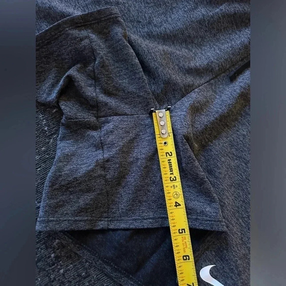 NIKE Dri-FIT Shorts Women's Training Gray Polyester with Pockets - Picture 11 of 14